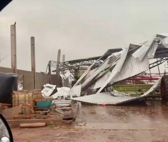 Imagem de compartilhamento para o artigo Vídeo: Paranhos é atingida por vendaval que deixa rastro de destruição na zona rural da MS Todo dia